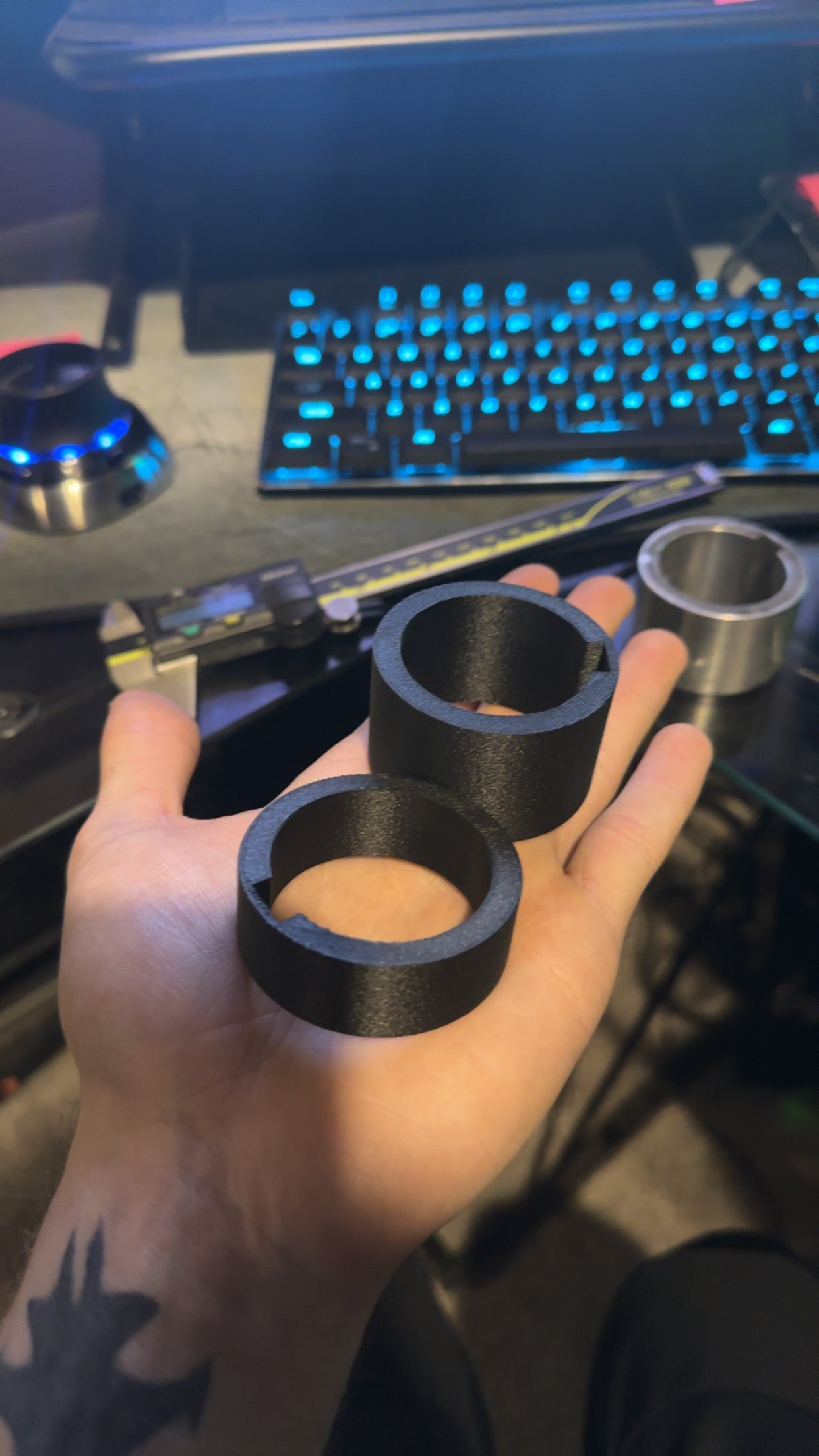 Ultra light JJ&A banshee axle spacers